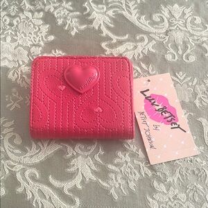 Betsey Johnson Vibrant Red Heart Wallet